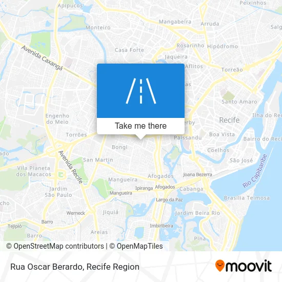 Rua Oscar Berardo map
