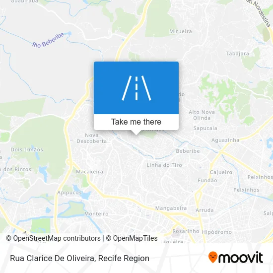 Rua Clarice De Oliveira map