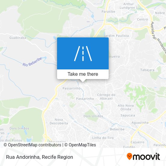 Rua Andorinha map