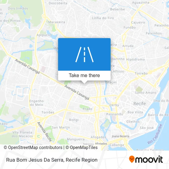 Rua Bom Jesus Da Serra map
