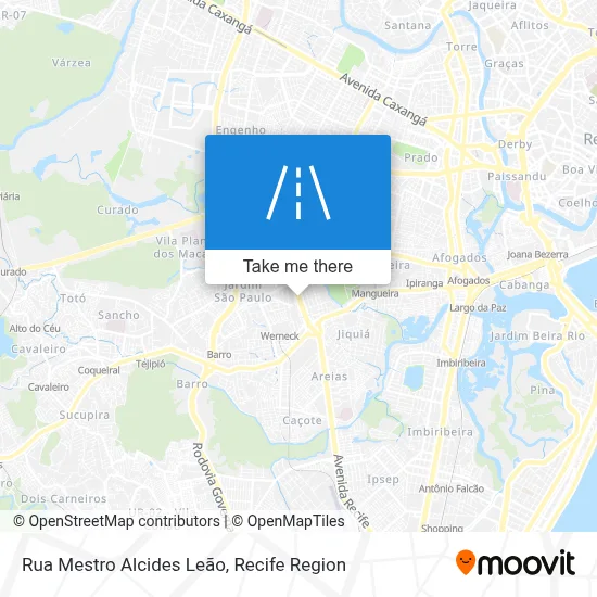 Rua Mestro Alcides Leão map