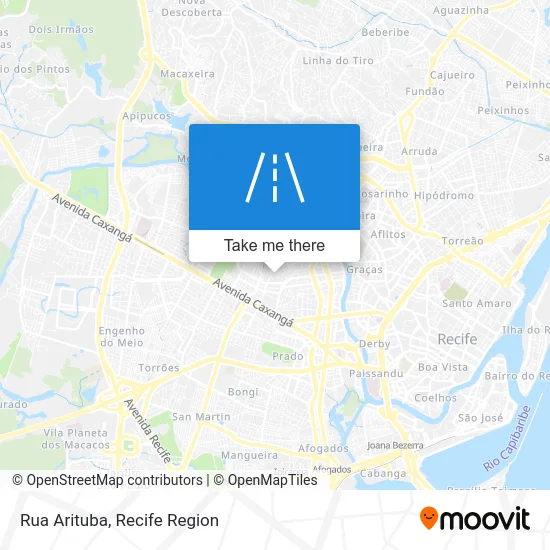 Rua Arituba map