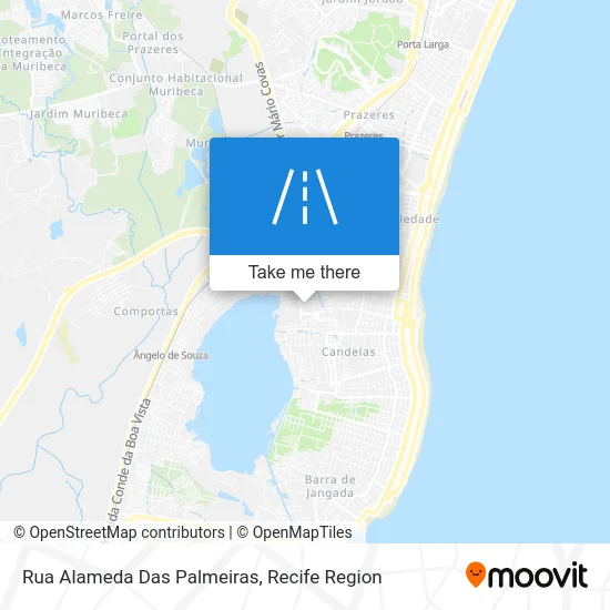 Rua Alameda Das Palmeiras map