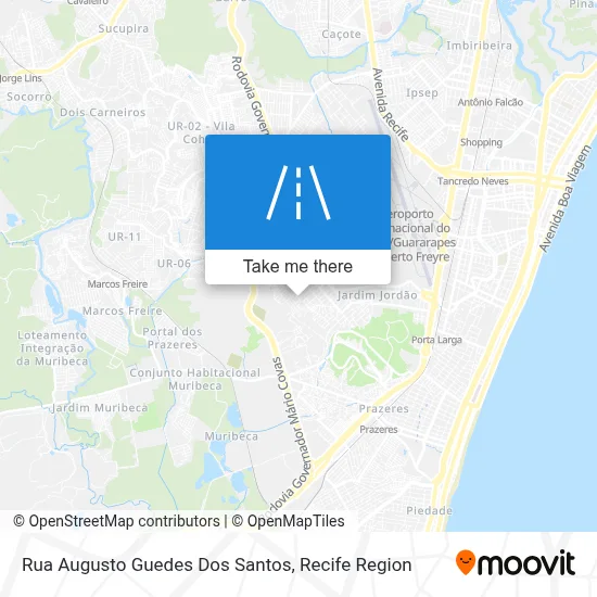 Rua Augusto Guedes Dos Santos map