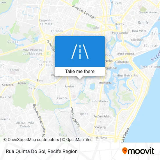 Rua Quinta Do Sol map