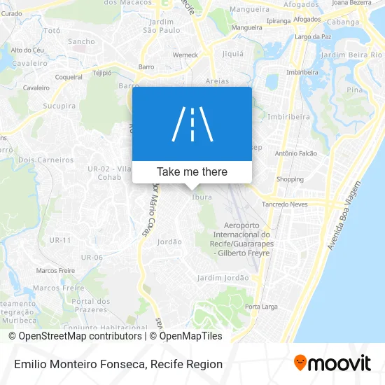 Emilio Monteiro Fonseca map