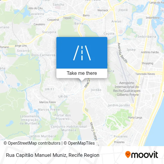Rua Capitão Manuel Muniz map