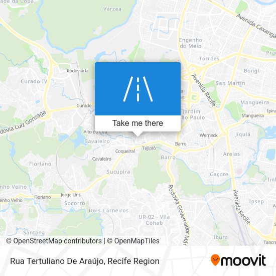 Rua Tertuliano De Araújo map