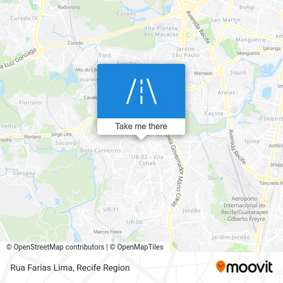 Rua Farias Lima map