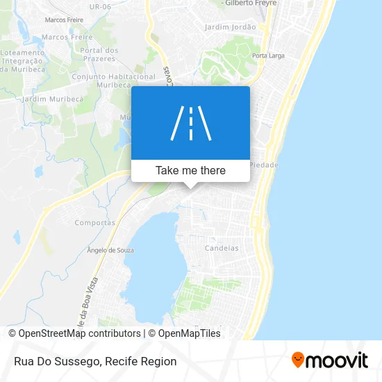 Rua Do Sussego map