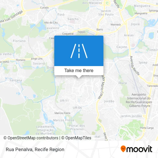 Rua Penalva map