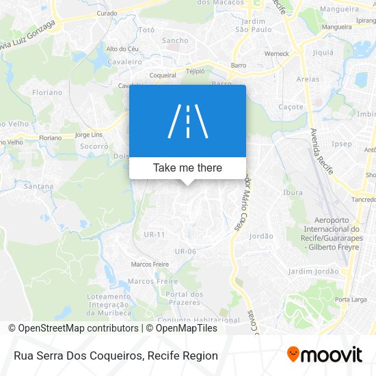 Rua Serra Dos Coqueiros map
