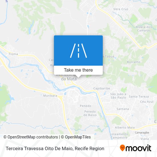 Terceira Travessa Oito De Maio map