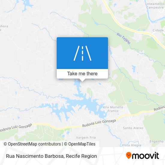 Rua Nascimento Barbosa map