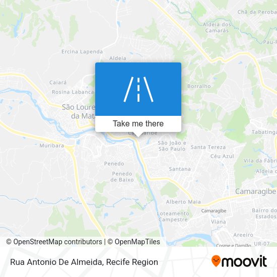 Rua Antonio De Almeida map