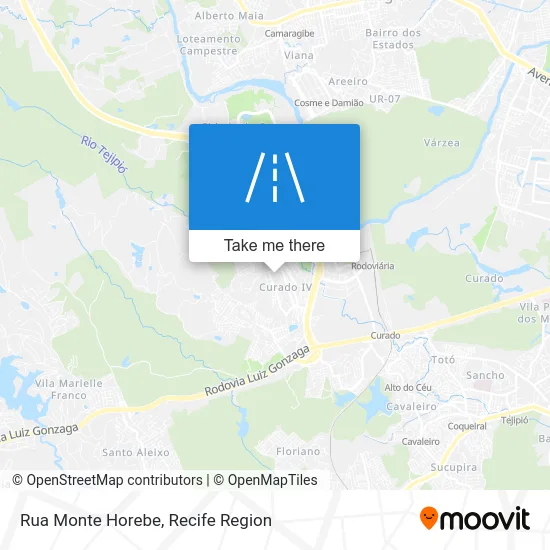 Rua Monte Horebe map