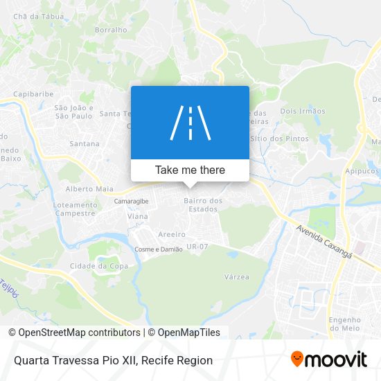 Quarta Travessa Pio XII map