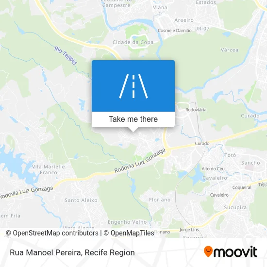 Rua Manoel Pereira map