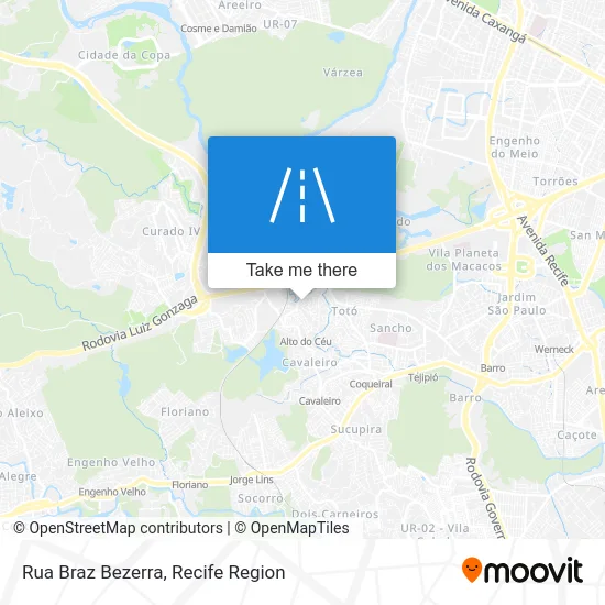 Rua Braz Bezerra map