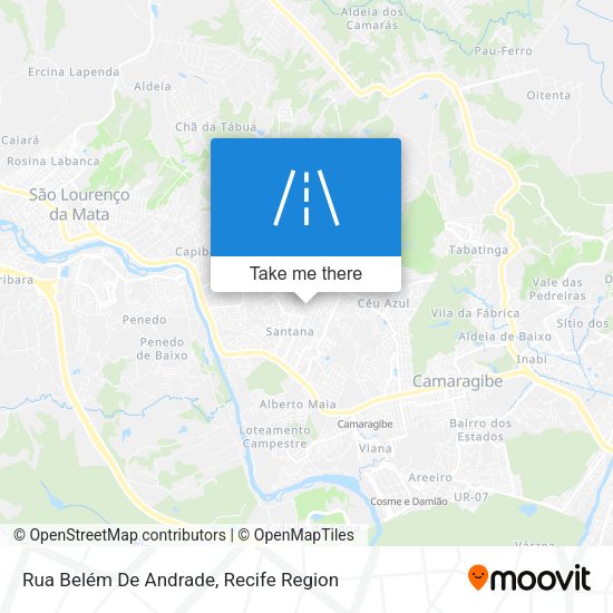 Rua Belém De Andrade map