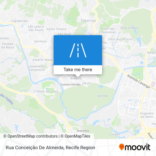 Rua Conceição De Almeida map