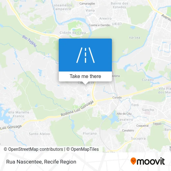 Rua Nascentee map