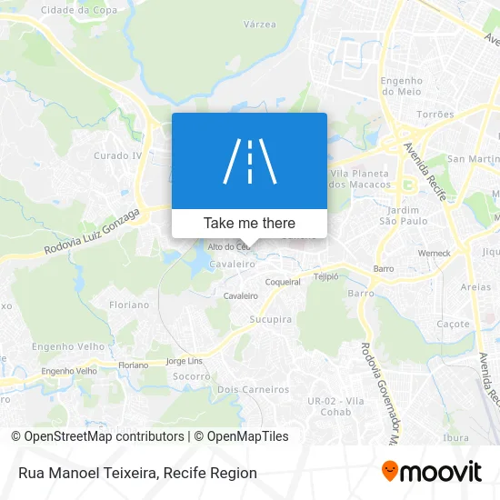Rua Manoel Teixeira map