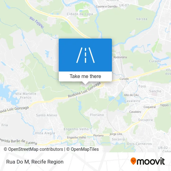 Rua Do M map