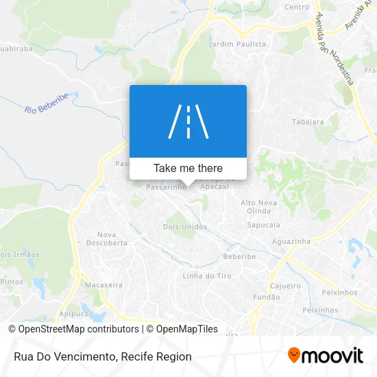 Rua Do Vencimento map