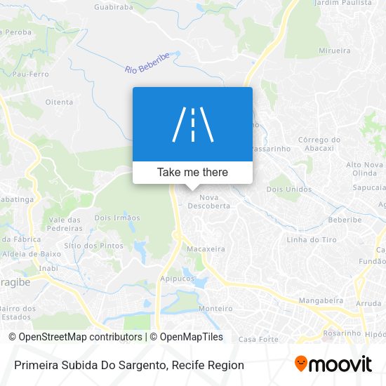 Primeira Subida Do Sargento map