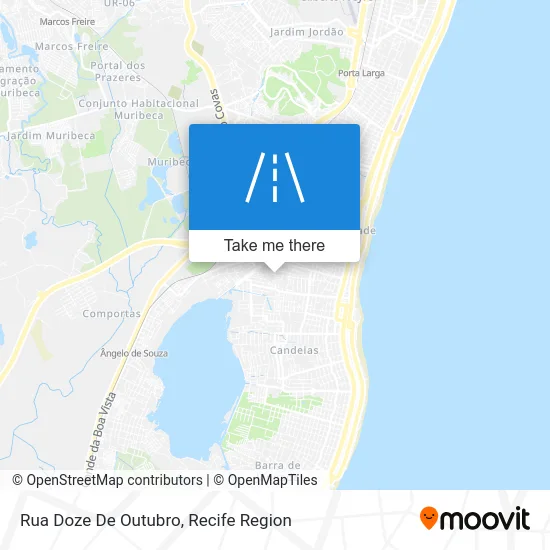 Rua Doze De Outubro map