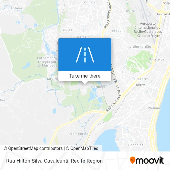 Rua Hilton Silva Cavalcanti map