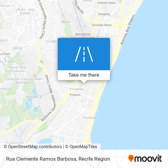 Rua Clemente Ramos Barbosa map