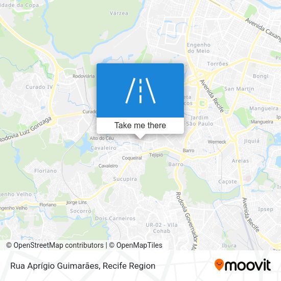 Rua Aprígio Guimarães map