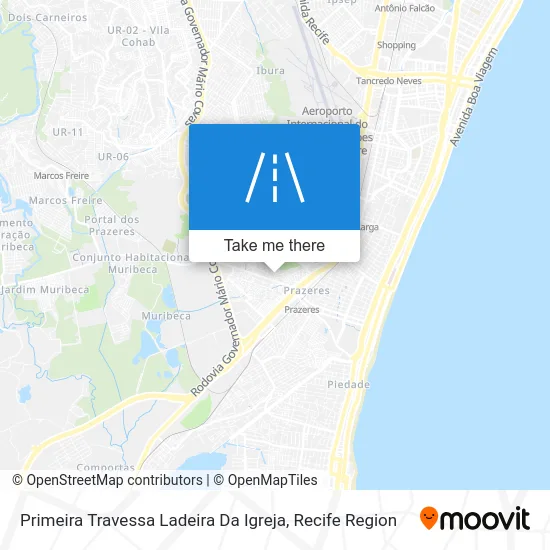 Primeira Travessa Ladeira Da Igreja map