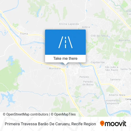 Primeira Travessa Barão De Caruaru map