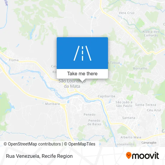 Rua Venezuela map