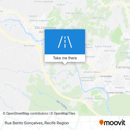 Rua Bento Gonçalves map