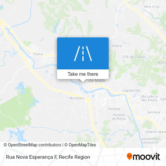 Rua Nova Esperança F map