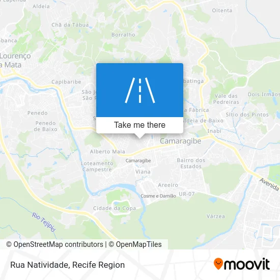 Rua Natividade map