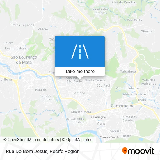 Rua Do Bom Jesus map