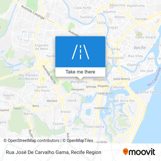 Rua José De Carvalho Gama map