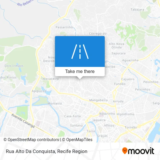 Rua Alto Da Conquista map