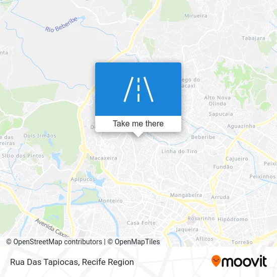 Rua Das Tapiocas map