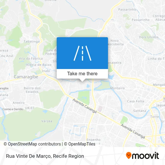 Rua Vinte De Março map