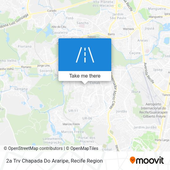2a Trv Chapada Do Araripe map