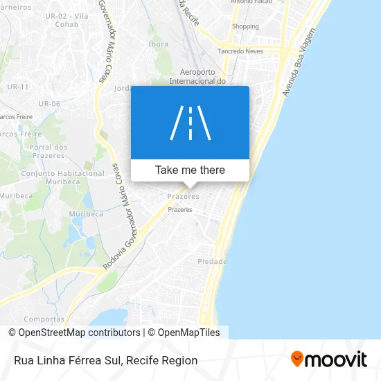 Rua Linha Férrea Sul map