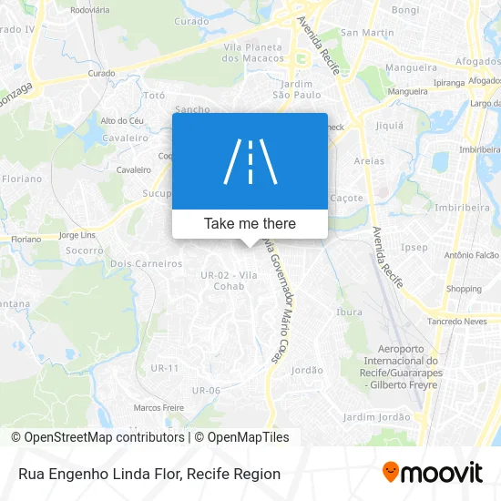 Rua Engenho Linda Flor map