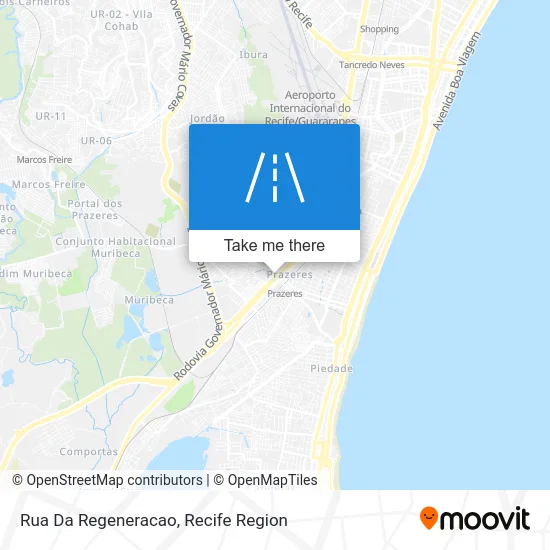 Rua Da Regeneracao map
