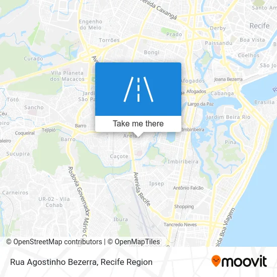 Rua Agostinho Bezerra map